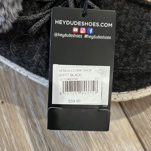 Britt Black Hey Dudes with fur - Picture 4 of 4